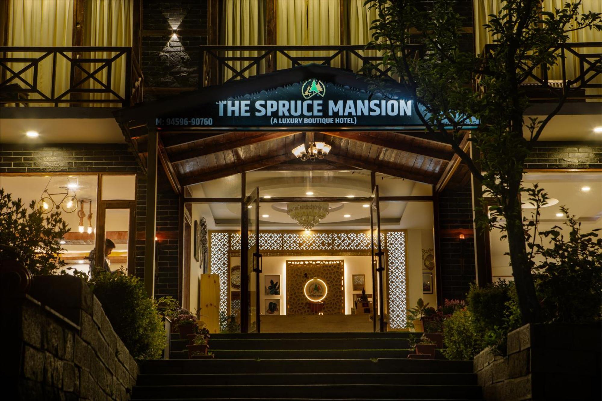 Hotel The Spruce Mansion Manāli Exterior foto