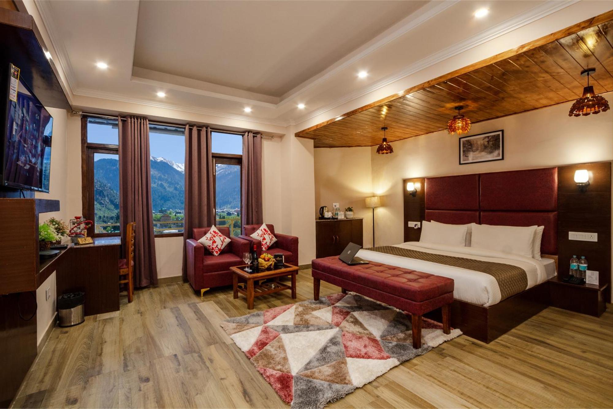 Hotel The Spruce Mansion Manāli Exterior foto